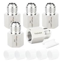 Adaptador TAISHER Forging 304 em aço inoxidável 3/8 macho x 1/4 NPT