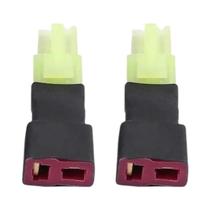 Adaptador Tamiya MPX 2 Peças Conector Sem Fio Deans T Plug Para Tamiya Fêmea Macho Para Bateria Lipo