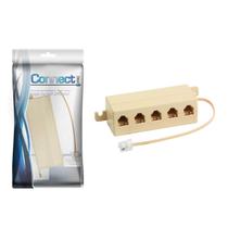 Adaptador Telefone Divisor 1 Entrada 5 Saídas - Original