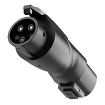 Adaptador Tesla para J1772 Nacs com fechadura fixa 48A 250V preto