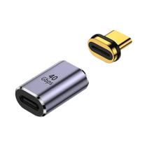 Adaptador Tipo C 100W 40Gbps OTG Transferência Rápida De Dados USB 4.0 Conversor De Carregamento