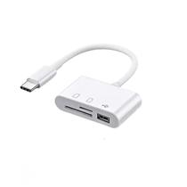 Adaptador Tipo C 3 Em 1 Usb 3.0 Sd Tf Transferência Rápida