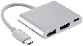 Adaptador Tipo C Mac 3 X Hdmi Usb 3.0 Usb-c 3.1 Type C