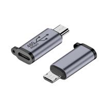 Adaptador Tipo C, Micro USB e Mini USB para Conectores USB-C