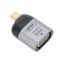 Adaptador Tipo-C para VGA com Resolução 1080p e Plug and Play Adaptador Tipo-C para VGA com Resolução 1080p e Plug and Play
