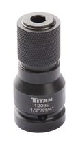 Adaptador Titan 12039 - Troca Rápida de Drive 1/2" para 1/4" Hex