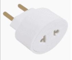 Adaptador Tomada 10a 2p P/ 2p (red e Chato)