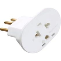 Adaptador tomada 2p+t nbr14136 daneva branco md9