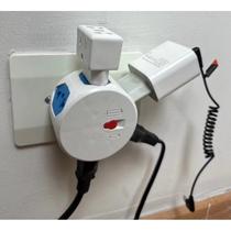 Adaptador Tomada Benjamim 6 Saídas Filtro De Linha Sem Fio