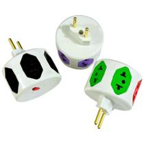 Adaptador Tomada Benjamim 6 Saídas Filtro De Linha Sem Fio