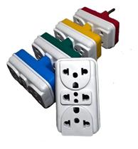 Adaptador Tomada Benjamim T Com 3 Entradas 10a 20a Adaptador Tomada Benjamim T Com 3 Entradas 10a 20a