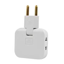 Adaptador Tomada Benjamin T Articulado 3 Entradas 10A Adaptador Tomada Benjamin T Articulado 3 Entradas 10A