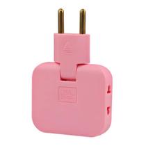 Adaptador Tomada Benjamin T Articulado 3 Entradas 10A Adaptador Tomada Benjamin T Articulado 3 Entradas 10A