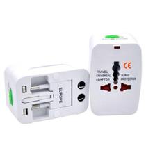 Adaptador Tomada Conversor Carregador Universal Padrão 150 Países Viagem Bivolt Energia Global - New