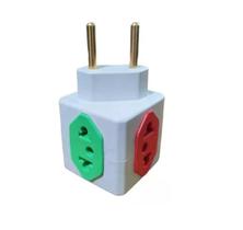 Adaptador Tomada Cubo 4 Entradas Benjamin 10A