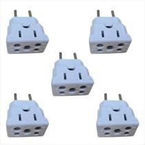 Adaptador Tomada Para Pino Grosso - Kit Com 5 Unidades Bob Esponja 10a/20a Beijamin P/ Microondas..