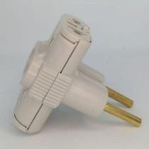 Adaptador Tomada Plug Benjamim T 110v 220v Pacote com 10 unidades Adaptador Tomada Plug Benjamim T 110v 220v Pacote com 10 unidades