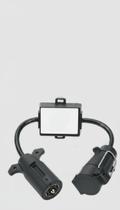 Adaptador Tomada Reboque 7 Vias Padrão Americano/Europeu Adaptador Tomada Reboque 7 Vias Padrão Americano/Europeu