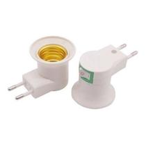 Adaptador Tomada Soquete E27 para Lampada Bivolt Chave Liga Desliga com 5 unidades Adaptador Tomada Soquete E27 para Lampada Bivolt Chave Liga Desliga com 5 unidades