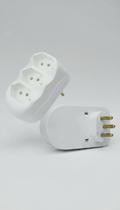 Adaptador Tomada Tripolar 3 Saídas 10A Bivolt