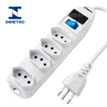 Adaptador Tomada Tripolar Com 4 Tomadas Mais Liga E Desliga Bivolt 1.5 m Xtrad -SL-7604