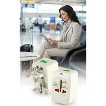 Adaptador Tomada Universal 150+ Países Bivolt Viagem