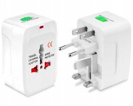 Adaptador Tomada Universal Internacional Uk Eua Europa Asia