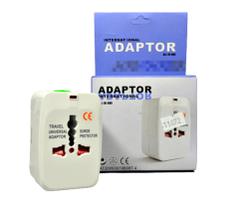 Adaptador Tomada Universal Internacional Uk Eua Europa Asia