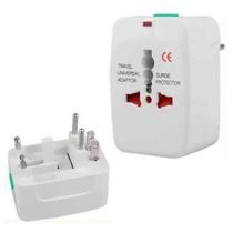 Adaptador Tomada Universal Internacional Uk Eua Europa Asia