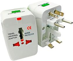 Adaptador Tomada Universal Internacional Uk Eua Europa Asia