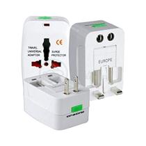 Adaptador Tomada Universal Padrão 150 Países Uk Europa Eua Asia Viagem Bivolt 110/220 Bivolt Aio