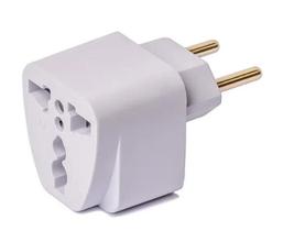 Adaptador Tomada Universal Padrão Europeu Para Brasil - Snsimports