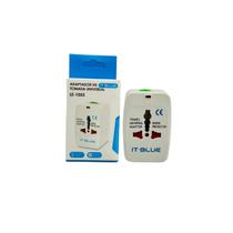 Adaptador Tomada Universal Plug 110V/220V Para Viagem Internacional Qualidade Premium - IT BLUE