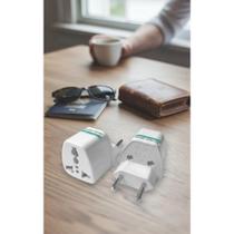 Adaptador Tomada Universal Viagem Internacional - Leve!
