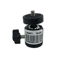 Adaptador Tripé Rosca 3/8 ¼ Rotação 90 E 360 Esférica Portátil Utilizado Diversos Equipamentos Instrutherm