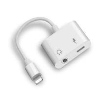 Adaptador Turbo para Fone de Ouvido e Carregador - 3,5mm - Tipo Iphone - Inova