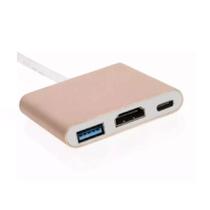 Adaptador Type-c Macho para Usb , Hdmi e Usb-c Femea Usb Adaptador Type-c Macho para Usb , Hdmi e Usb-c Femea Usb