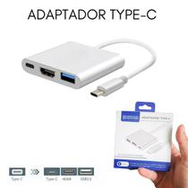 Adaptador Typec Para Hdmi Usb 3.0 Compatível Com Smart Tv