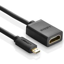 Adaptador ugreen micro hdmi para hdmi 2.0 22cm preto - 20134