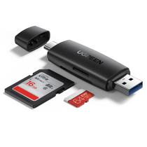 Adaptador ugreen usb 3.0/tipo c leitor de cartao micro sd/sd cm304 - 80191 Adaptador ugreen usb 3.0/tipo c leitor de cartao micro sd/sd cm304 - 80191