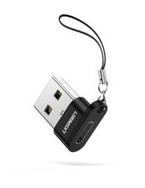 Adaptador Ugreen Usb-a 2.0 Para Usb-c Conversor Compacto Preto Adaptador Ugreen Usb-a 2.0 Para Usb-c Conversor Compacto Preto