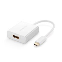 Adaptador ugreen usb-c para hdmi 4k 20cm branco - 40273