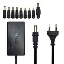 Adaptador Universal 120W Notebook Com 9 Pontas De Conexão