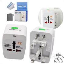Adaptador Universal Compacto e Rápido para Viagens Adaptador Universal Compacto e Rápido para Viagens