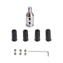 Adaptador Universal De Alumínio Para Manopla De Câmbio Manual Automotivo Rosca M10x1.5 M12x1.25