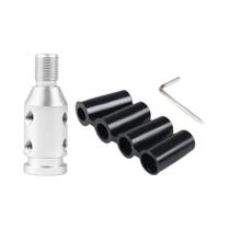 Adaptador Universal De Alumínio Para Manopla De Câmbio Para Alavancas Sem Rosca M10x1.5 M12x1.25