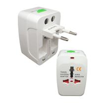 Adaptador Universal de Tomada Padrão Internacional Bivolt 2 Adaptador Universal de Tomada Padrão Internacional Bivolt 2