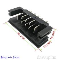 Adaptador Universal De Tomada Para Conector De Carregador De Bateria Li-Ion Dewalt 14.4V 18V 20V