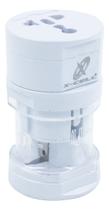 Adaptador Universal de Tomada X-Cell para Viagem cor Branco Adaptador Universal de Tomada X-Cell para Viagem cor Branco