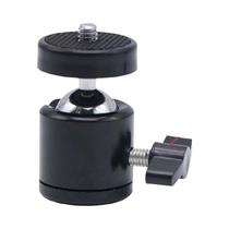 Adaptador Universal Mini Ball Head Para Tripé Com Parafuso Para Câmera GoPro, DSLR, Filmadora E Adaptador Universal Mini Ball Head Para Tripé Com Parafuso Para Câmera GoPro, DSLR, Filmadora E